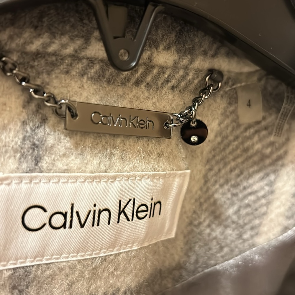 Calvin Klein single breasted coat - Picture 10 of 10